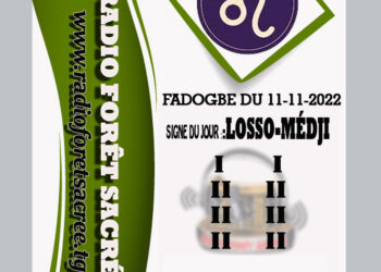 FA DOGBE DU 11 Novembre 2022 – signe du jour: ” LOSSO ” ou ” LOSSO-MEDJI”
