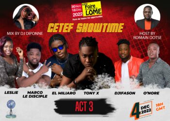 [ CETEF SHOW TIME ] , la CETEF offre le concert show act III ce soir, un artiste du moment sera de la partie.