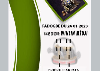 FA DOGBE du 23 Janvier 2023 – Signe du jour : WINLIN MÈDJI