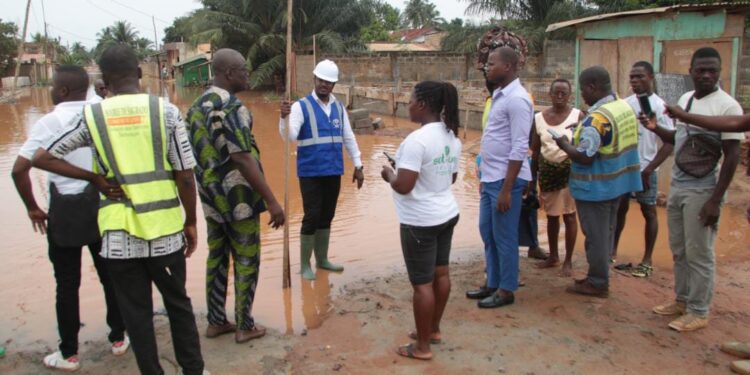 Golfe 7/ Débordement du bassin d’eau Adidogomé – Douane : Les premières solutions immédiates d’Aimé Djikounou